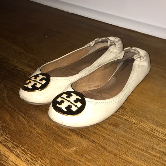 Tory Burch Shoes - Tory Burch Logo Flats